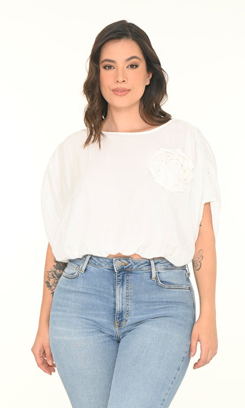 BLUSA MANGAS RECOGIDAS REF 1142349