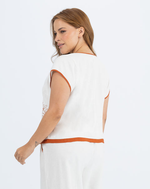 CHALECO ESTAMPADO CONTRASTE REF 1142582