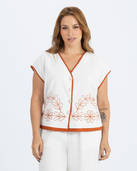 CHALECO ESTAMPADO CONTRASTE REF 1142582