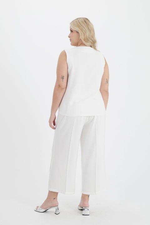 BLUSA CON ESCOTE Y ABERTURA PARA MUJER 1142669