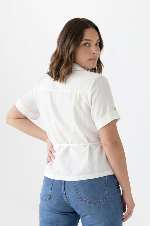 CAMISERA CON CINTURON PARA MUJER 1142678