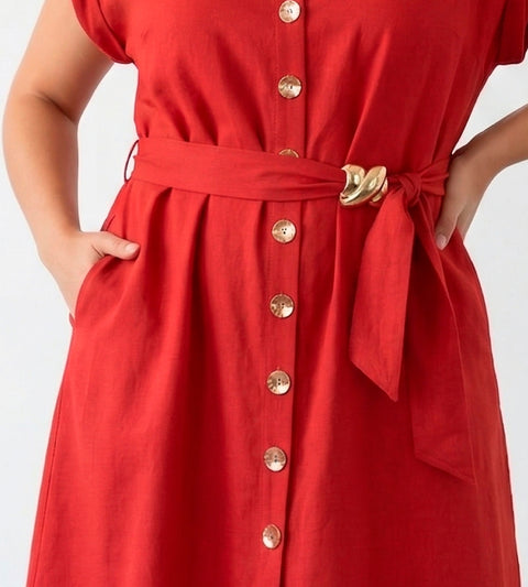 VESTIDO CON CINTURON REF 1142770