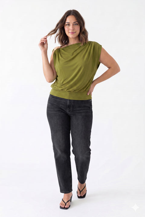 BLUSA HOMBROS RECOGIDOS REF 1142881