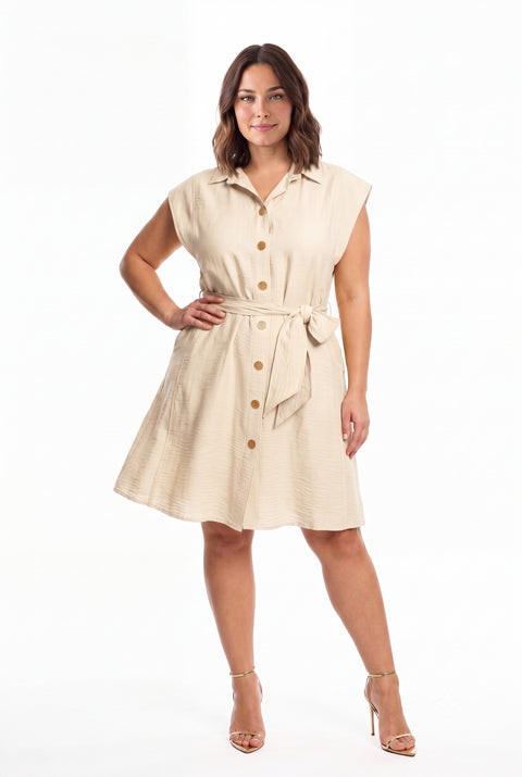 VESTIDO CON CINTURON REF 1142920