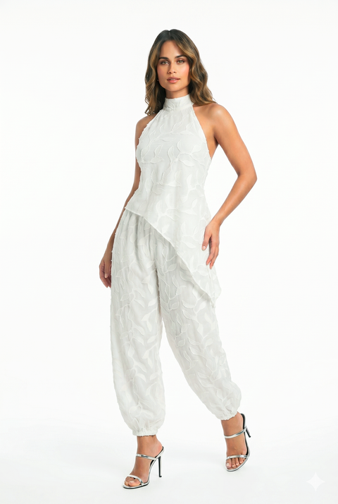 BLUSA HALTER ASIMETRICA REF 1154487