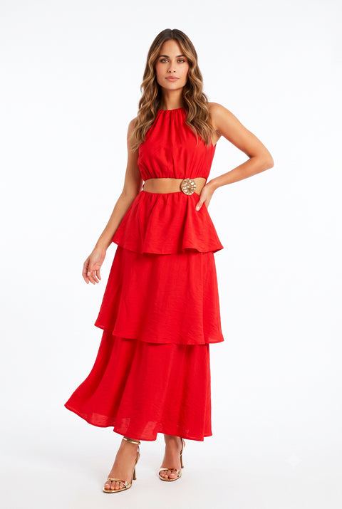 VESTIDO HERRAJE Y BOLEROS REF 1154545