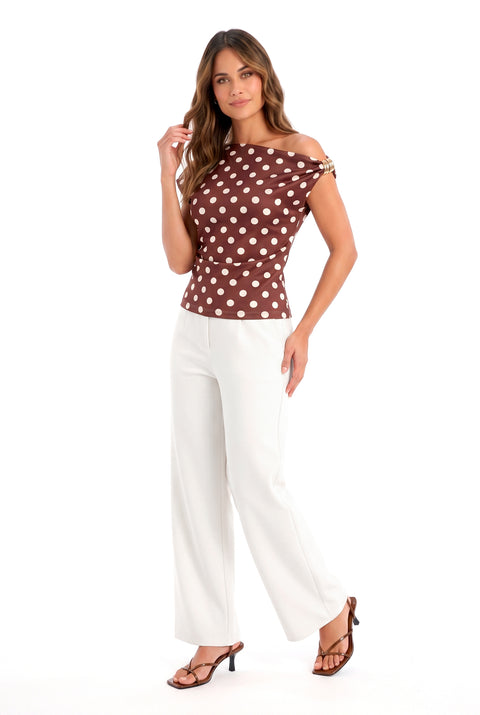 BLUSA ESCOTE ASIMETRICO REF 1196691