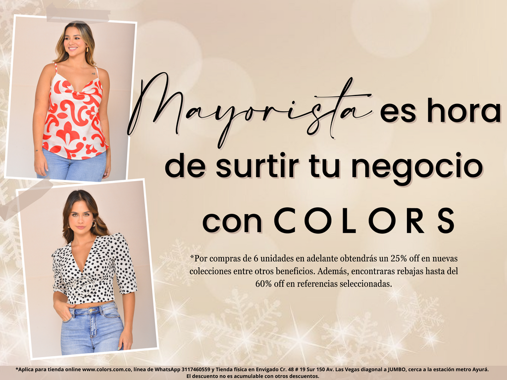 Ropa para mujer al por mayor COLORS